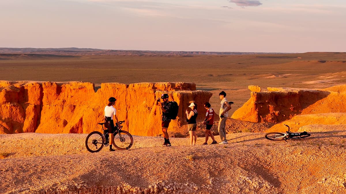 Flaming Cliffs landscape